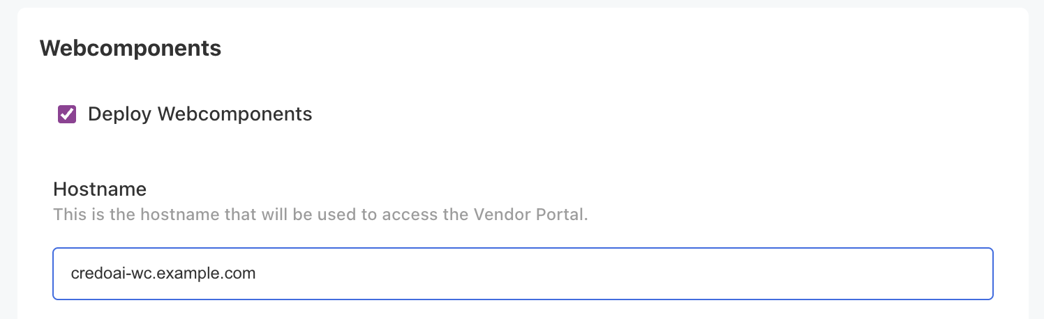 Enable Webcomponents